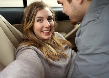 My Naughty Girlfriend And Me Having Adventure Fucking In Car And Got Caught