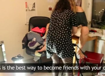 Backstage. Swedish Singing Pussies