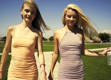 Riley Star And Hannah Hays In A Double Suck