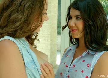 A Hot Lesbian Needs Love And Her Friend Is More Than Happy To Give It To Her