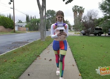 Rather Flexible Young Chick Alice Gets Her Slit Fucked Missionary Rather Hard