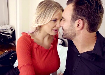 Ardent Curvaceous Auburn Sexpot Kenzie Taylor Rides Firm Cock On Top