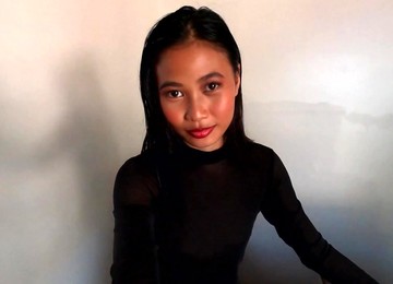 Pretty And Natural Girl Hiromi Flashes Her Tight Tits During Tender Solo