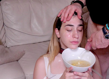 Gagged Teen Forced To Drink Piss And Fuck Like A Whore