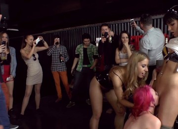 Bella Beretta And Nikki Thorne Are On Hand As Proxy Paige Gets Gangbanged