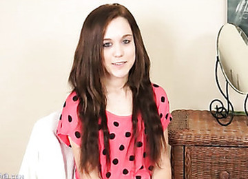 Petite Teen Nadia Capri Strips Sensually