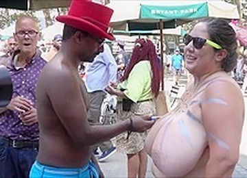 The 2018 NYC GoTopless Day End Of Event At Bryant Park