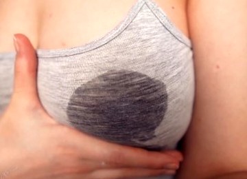 Got Milk? Milk Leaking Through Shirt 2 (simulated)