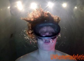 Couple Having Fun Underwater.