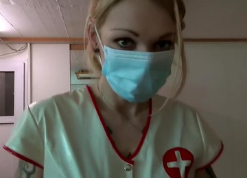 Nurse Dildo Treatment And Anal Fisting
