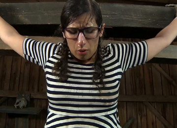 Insatiable Master Tears Clothes On A Massive Brunette Whore