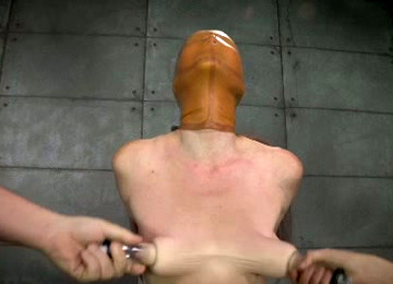 A Mommy With Rubber Mask On Her Face Is Cruelly Tortured