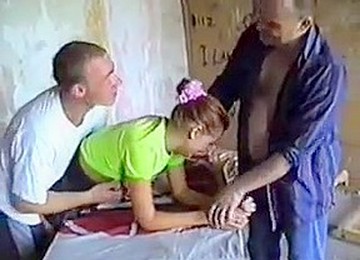 Skinny College Girl Stumbles Into A Food Fucking !