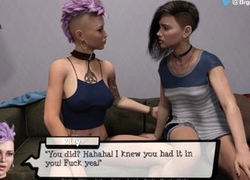 PANDORA'S BOX #9: TEEN GIVES OLD MAN A HANDJOB, LESBIAN ORAL (GAMEPLAY)