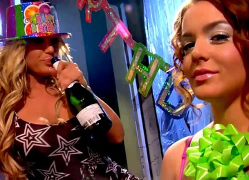 Tyler Faith And Natasha Nice In A Lesbian Fuck Drunk Scene