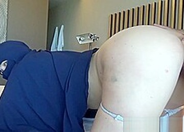 Arab Burqa Teen Fucked In All Three Holes, & She Loved It! - Anal Creampie!