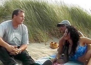 Hottest Big Tits, Beach Sex Movie