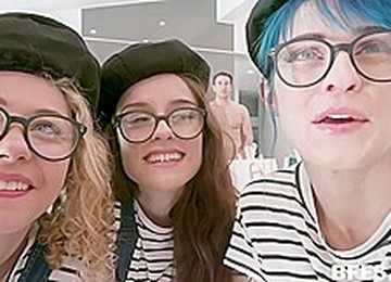 Lily Glee And Jewelz Blu Invited Allie And Her Boyfriend To Join Them And Have A Foursome