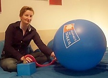 Pump To Pop A Huge Advertising Balloon