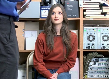 Shoplifting Chick Kenzi Ryans Is Punished By One Kinky Dude