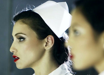 Kinky Nurses In Medical Center Fuck A Patient With Strapon