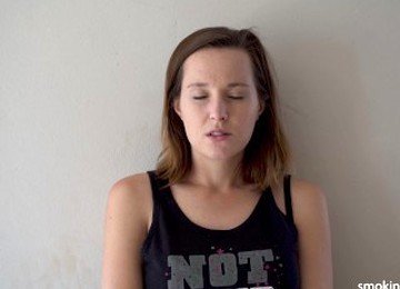 Hot Girl Next Door Smoking