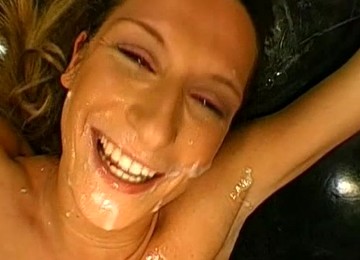 Celine Is Swallowing Sperm With Smile