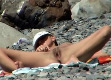 Woman Mounted On A Beach