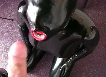 Latex Doll Blowjob