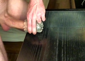 Horny Fit Guy Fucks A Fleshlight With His Big Dick - Cumshot - Moaning