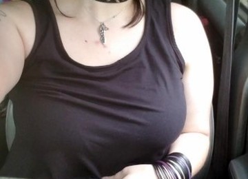 Full Uncut, Goth Touches Herself In Cemetery, Outdoors, Public Masturbation