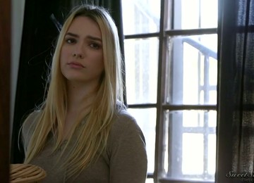 Big Breasted Almost Bald Nympho Riley Nixon Gets Her Canadian Pussy Drilled