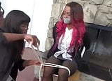 African Slut Molested