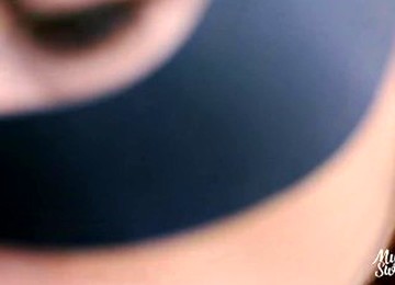 Slutty Wild Cat Play With Foreskin And Swallow Cum Outdoor