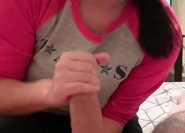 Stroking Daddy's Cock And Talking Dirty