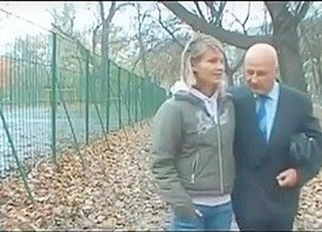 Blonde Anal Hairy Girl & Old Man