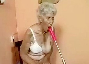 Old Granny Fucked By Machine