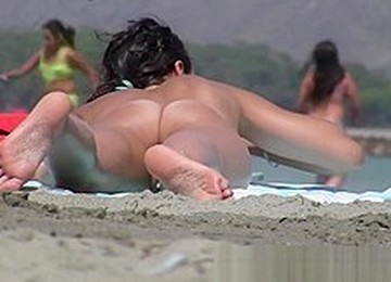 Shy Nude Couple Caught On The Nudist Beach