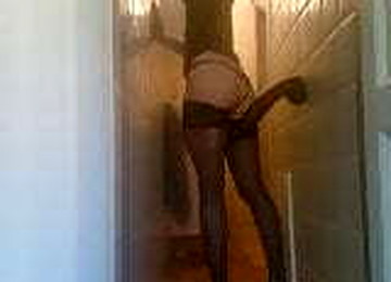 Huge BBC Dildo Fucking At Friends House