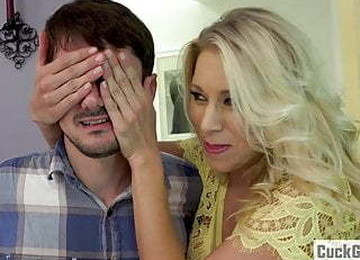 Katie Morgan's Husband Cleans Up The Cum