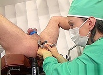 Female Surgeon Ass Fisting Exam