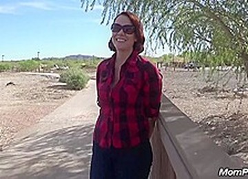 Sexy Milf Jayne Outdoor Anal