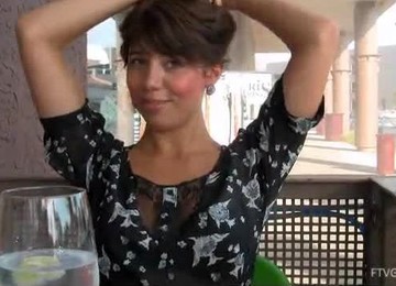 Bojana Reveals A Little & A Lot In Restaurant