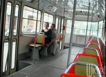 Amazing Anal Sex In The Public Bus With Angela