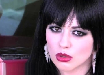 Sultry Big-titty Slut Smoking Displayed On The Balcony