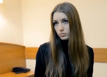 Casting Of A Modest Russian Student Masha