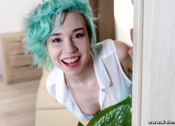 Naughty Alice Klay Lets A Horny Guy Fuck Her Tight Asshole