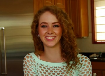 1000 Facials Starring Redhead Kimber Day