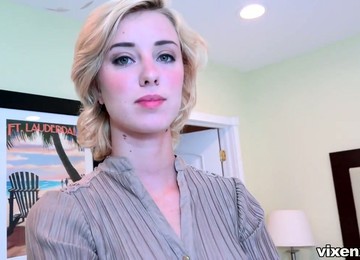 Blue Eyed Auburn Sexpot Haley Reed Is Known As Awesome Cock Rider