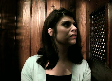 Nasty Brunette Chick Lucia Love Gives Head To Priest In The Confessional